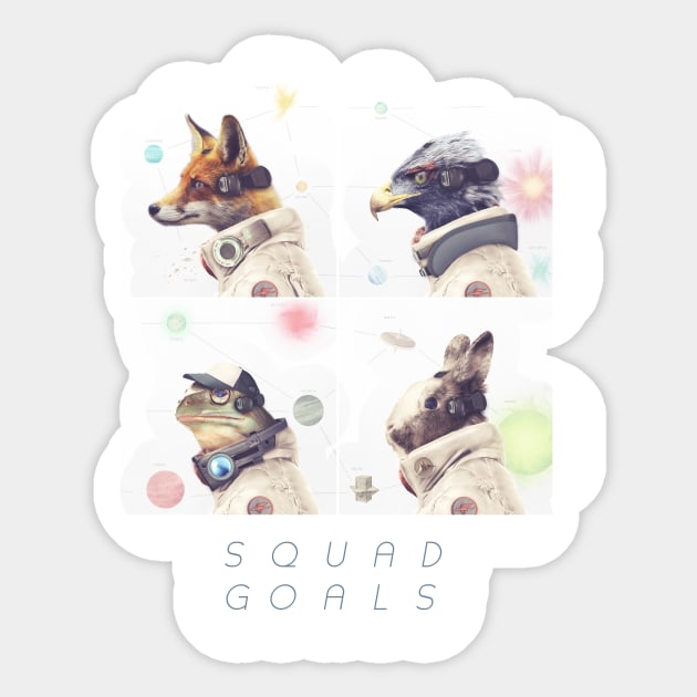 Star Team: Squad Goals Sticker by AndyWynn